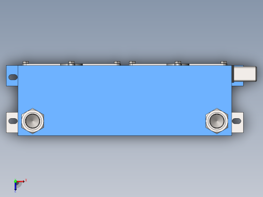 风冷式油冷却器AH0608LT俯视缩略图