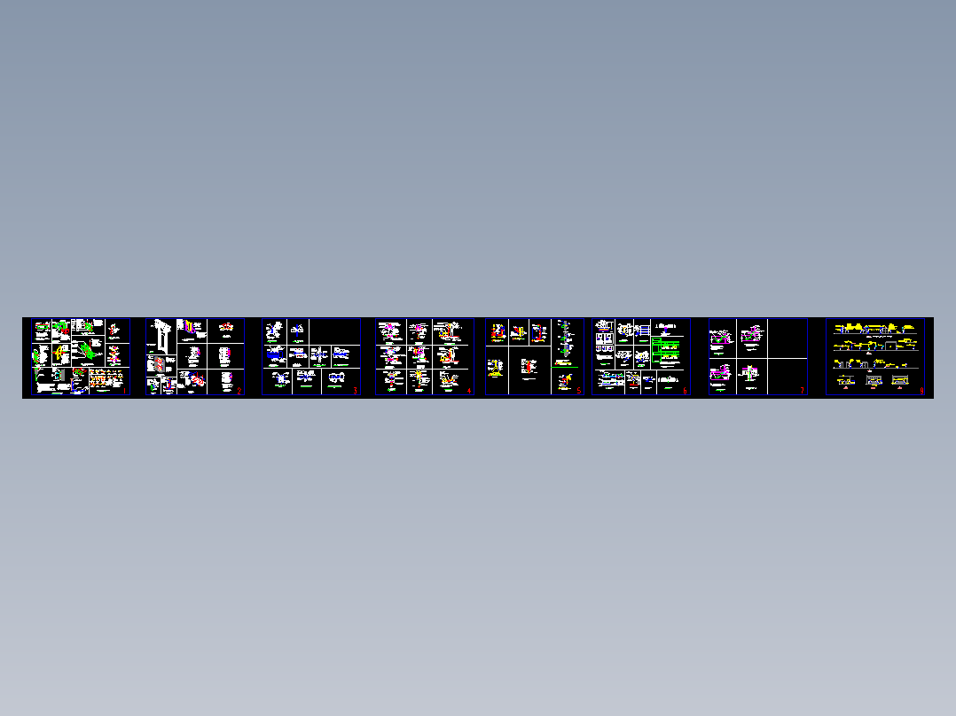 建筑电气施工常用节点详cad图纸汇总 桥架线管机电设备素材dwg图