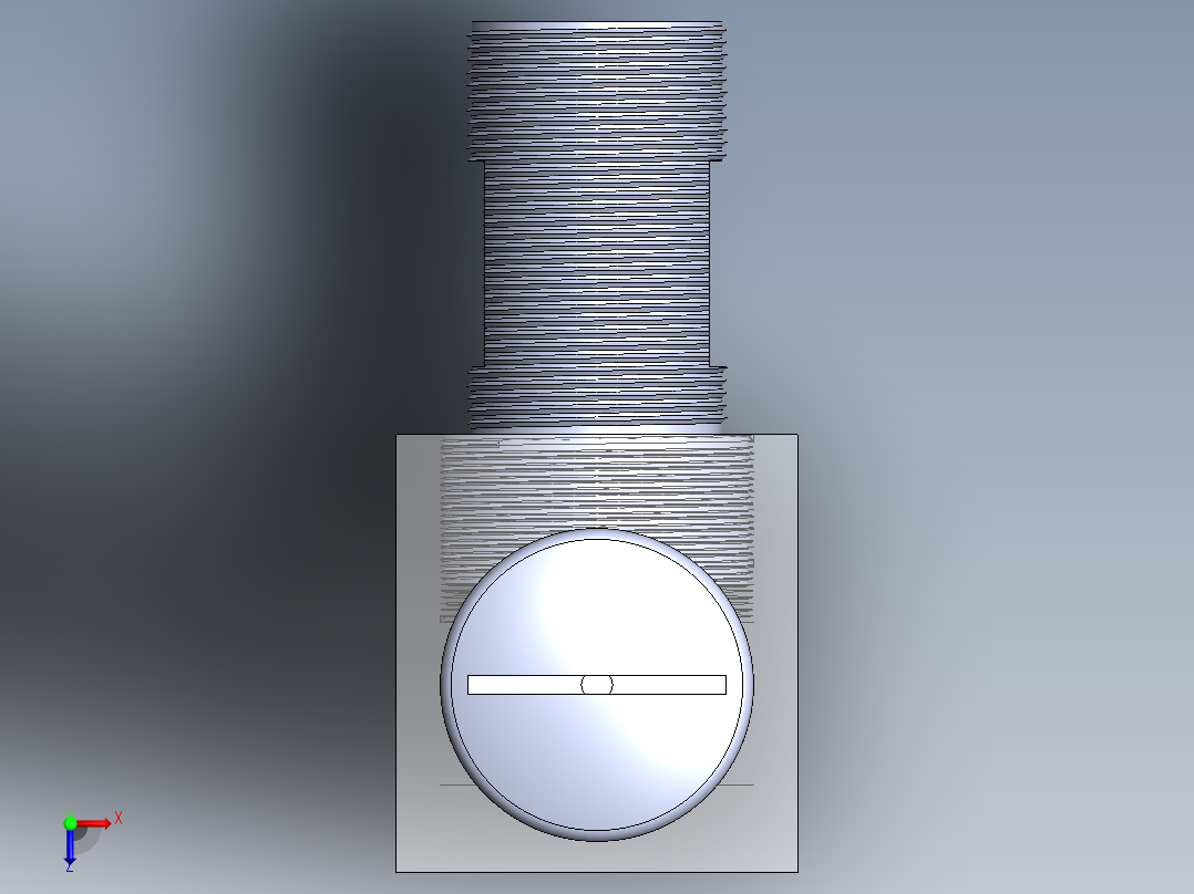 流量计3D模型俯视图