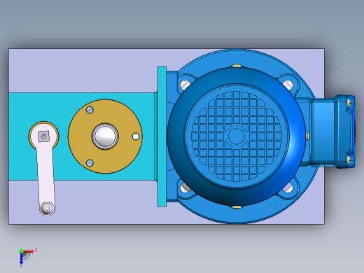 SolidWorks1L搅拌器俯视缩略图