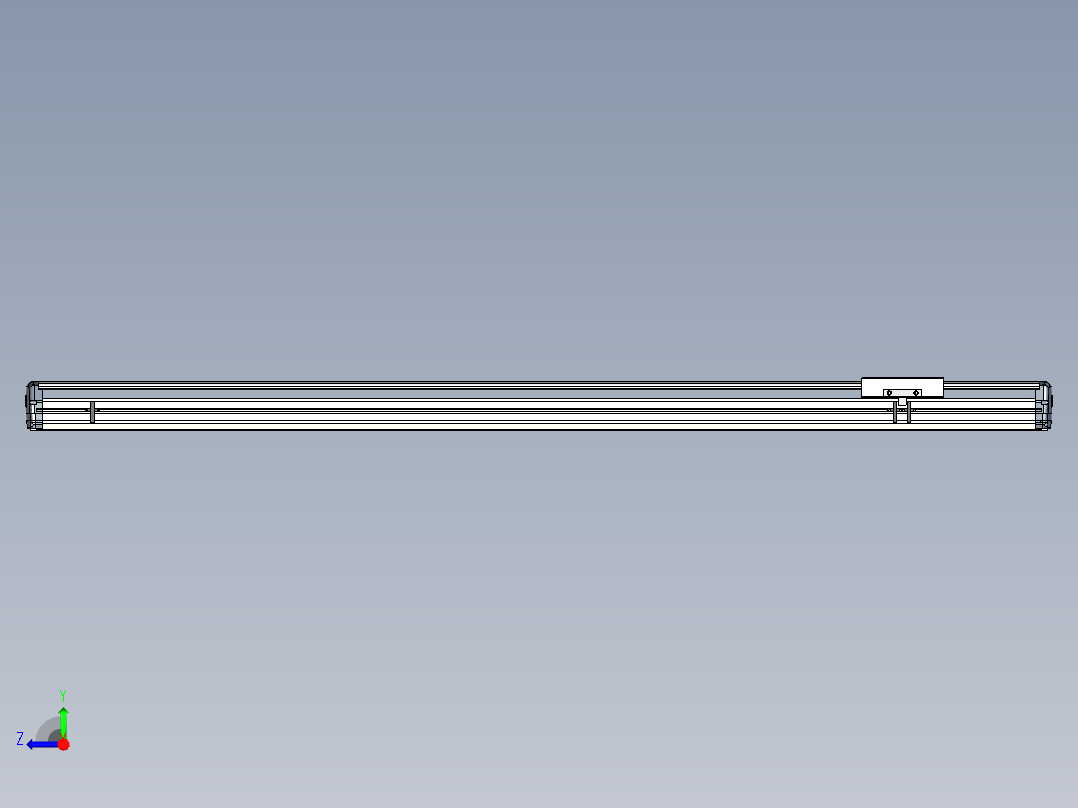 Toyo东佑达直线模组-ETH17-1500-M-組合-C4反右视图