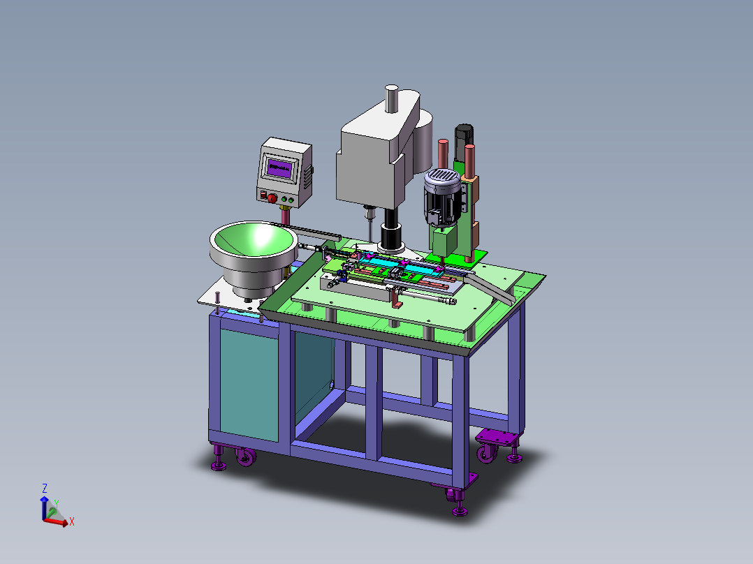 B12-自动攻牙倒角一体机（攻外牙）