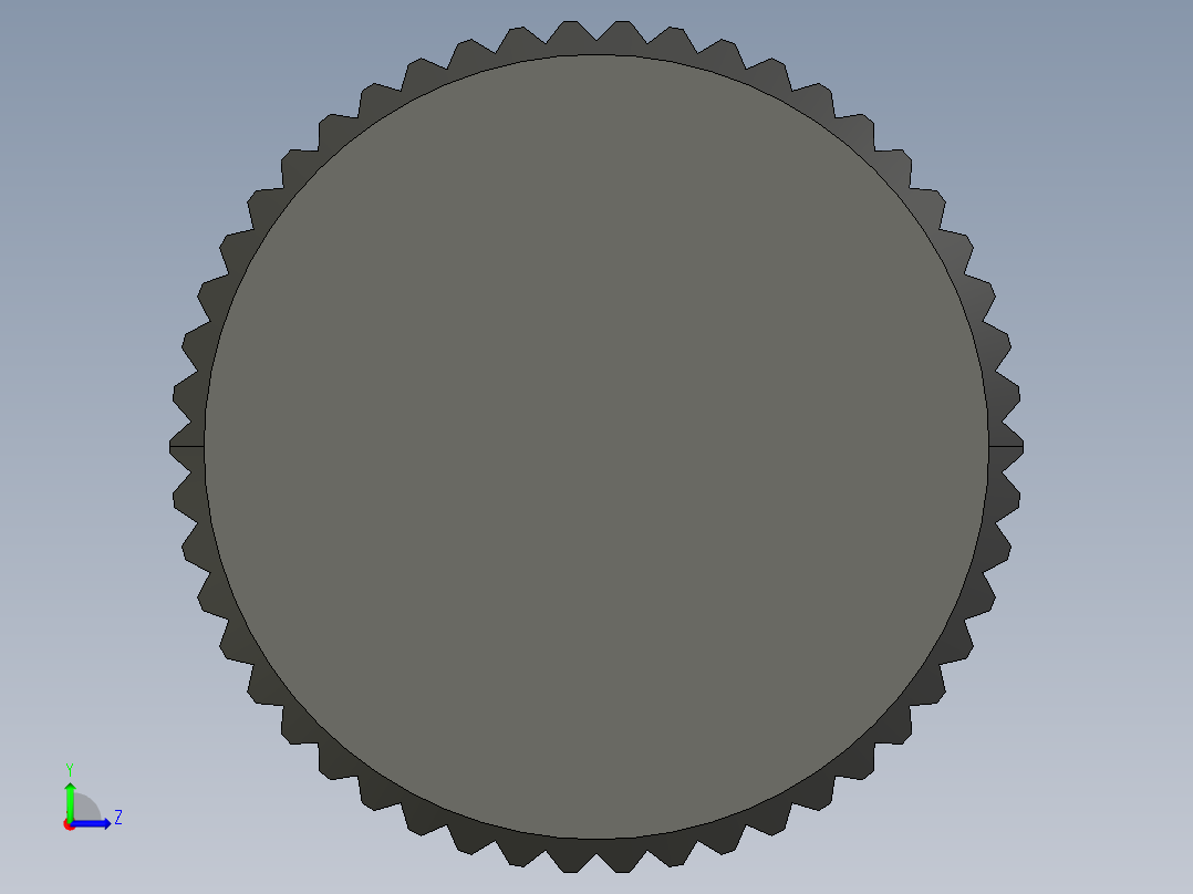 滚花旋钮-Knurled Knob 8-32x0.5x1.STEP左视图