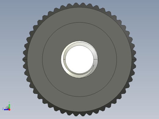 滚花旋钮-Knurled Knob 8-32x0.5x1.STEP右视缩略图