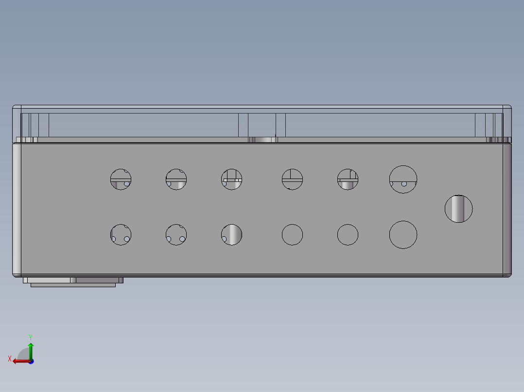 电气控制箱怎么做防水，要求也能散热后视图