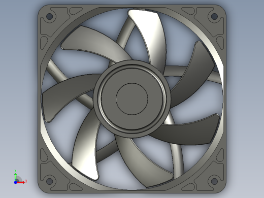 Noctua NF-A12x15 Fan风扇前视缩略图