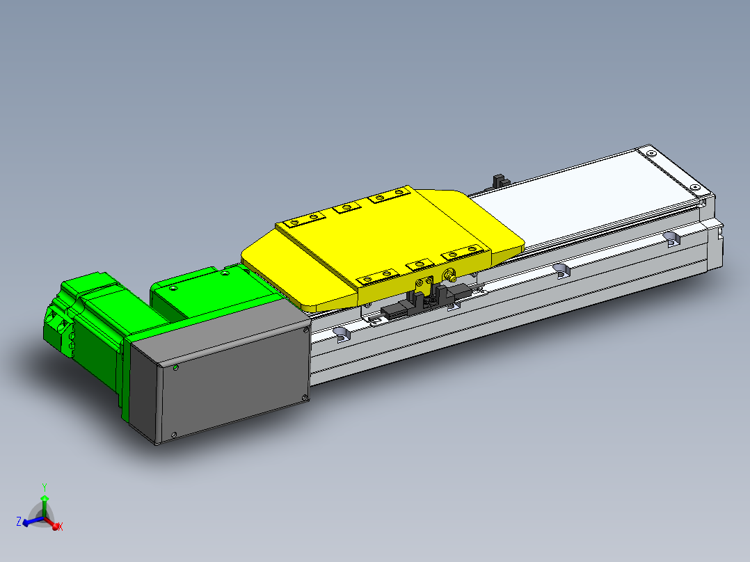 GTA内嵌同步带全封闭GTA12-R-60步进主视图