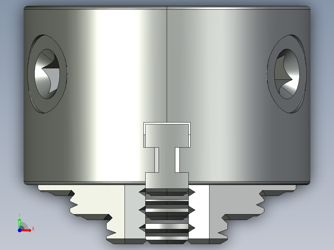 Fuerda 80mm 三爪卡盘前视图