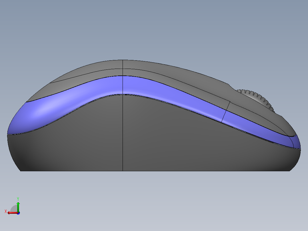 电脑鼠标后视图