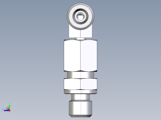 卡套式工业通用硬管接头EO_Assembled_adjustable_standpipe_elbow_EVW06SMOMD71右视缩略图