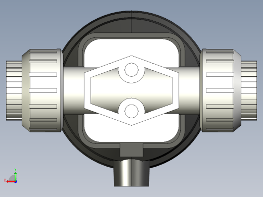 7DKUFCCP NC 气动隔膜阀常闭，BSP螺纹女性联盟结束，PVC-C系列后视缩略图