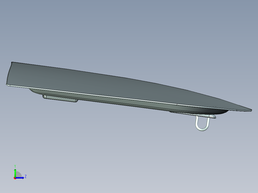 汽车引擎盖外板-2--stp左视图