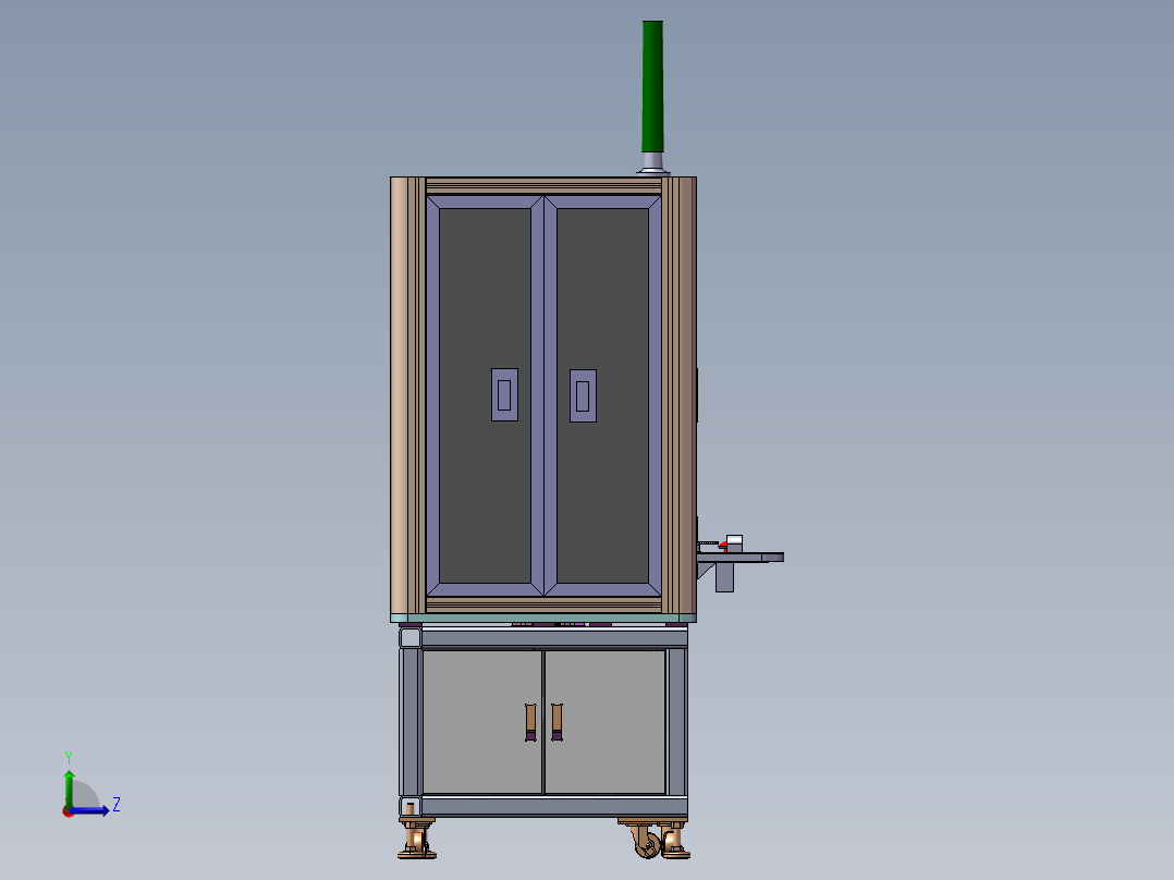 全自动苹果6贴膜机、非标自动化设备 3左视图