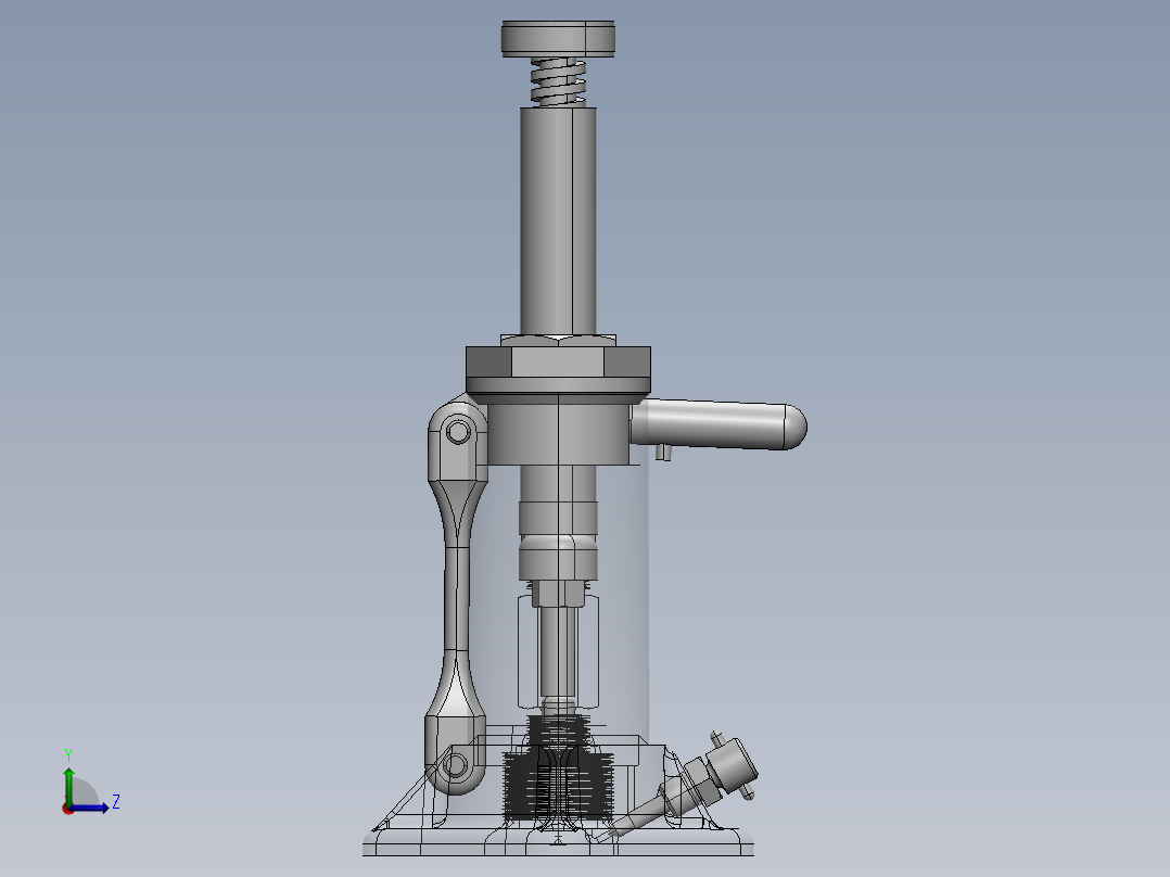 SW重载液压千斤顶左视图