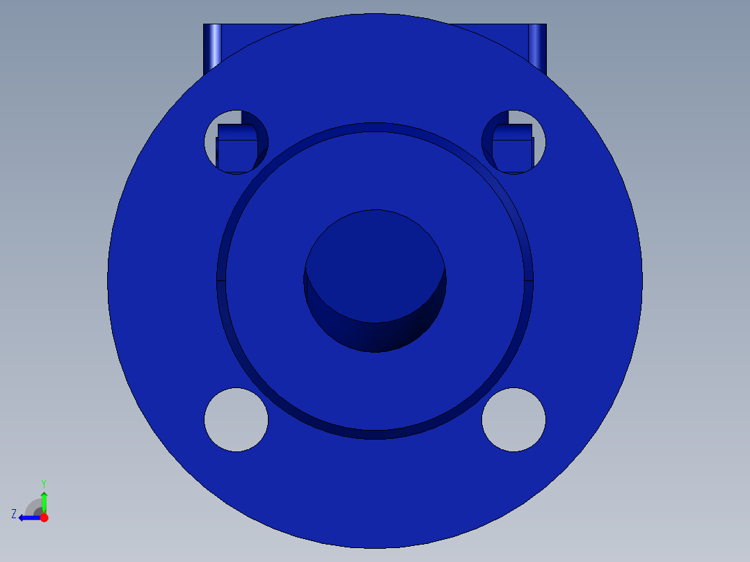 阀门模型-BOA_H_R_Straight_Body_DN40_PN16右视图