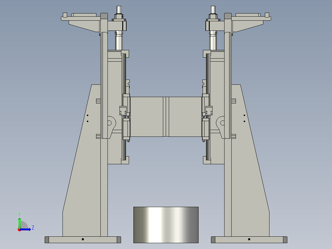 模组机芯输送机左视图