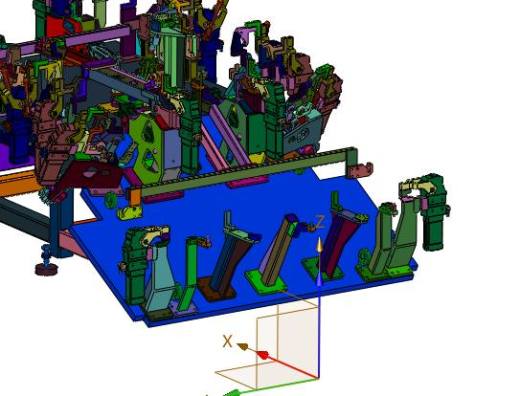 车顶激光焊接夹持夹具缩略图