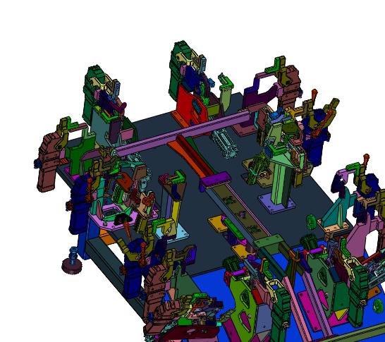 车顶激光焊接夹持夹具