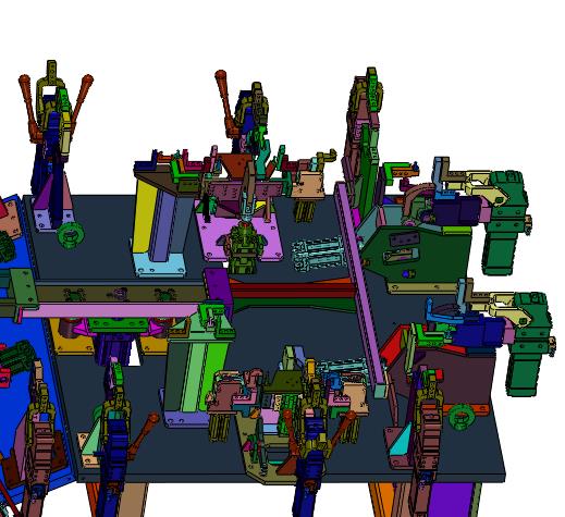 车顶激光焊接夹持夹具