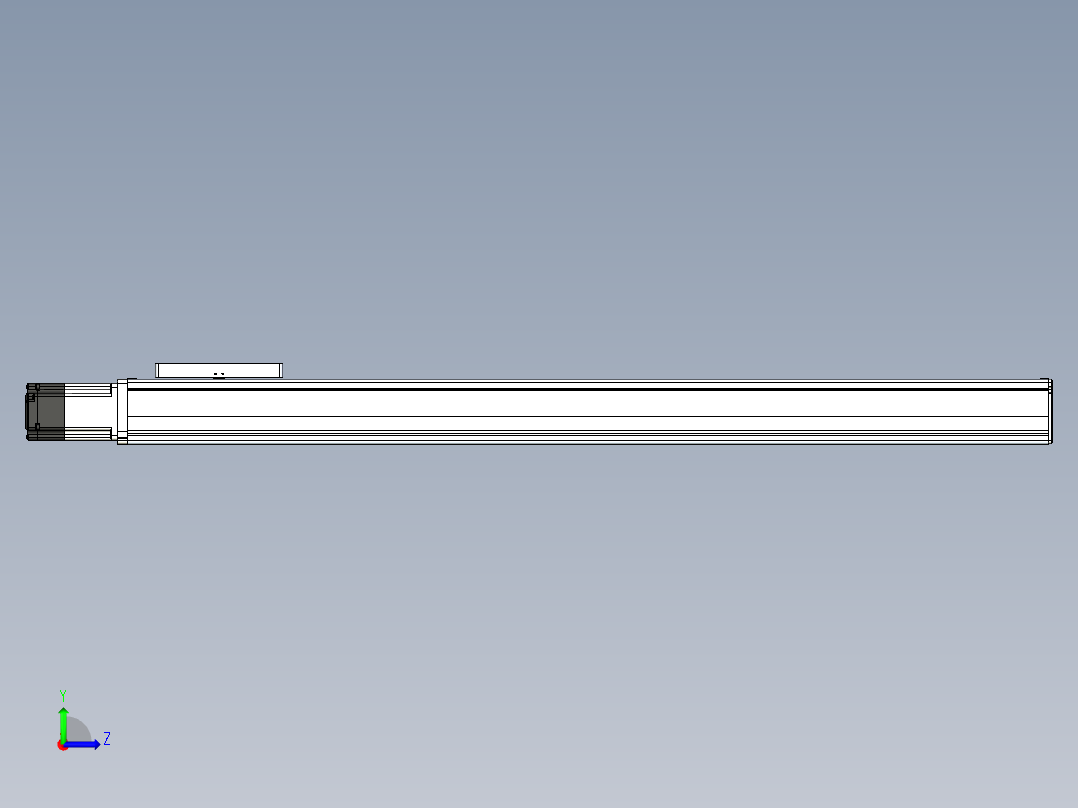 丝杠滑台-全封闭-EC17-Lx-C-S1050-BC-P75-D3左视图