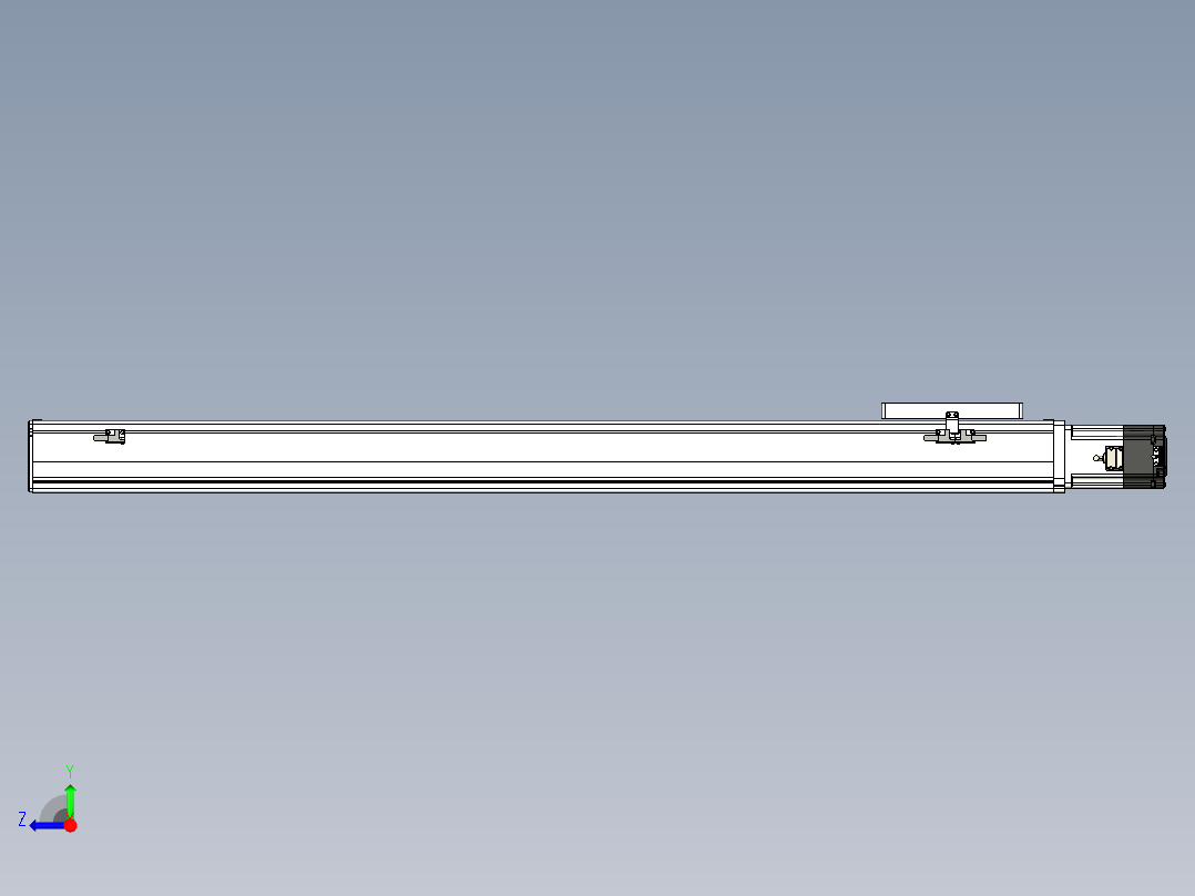 丝杠滑台-全封闭-EC17-Lx-C-S1050-BC-P75-D3右视图