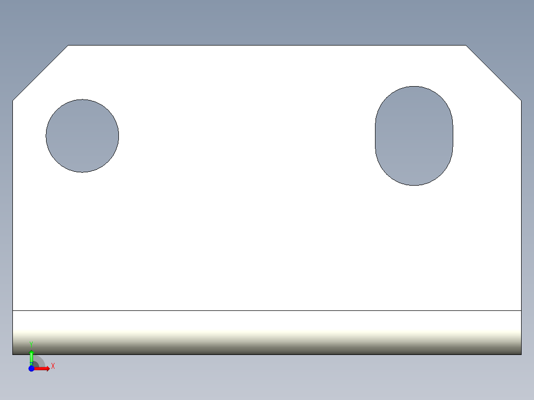 光电_激光传感器03）LS101_D_安装支架_3D前视图