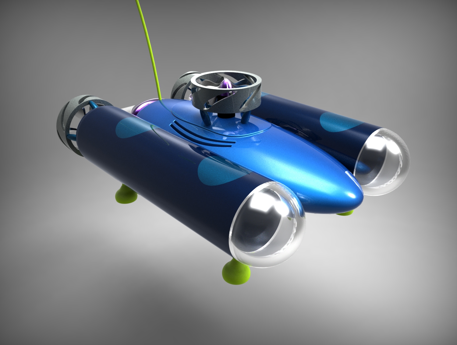 水下潜航器模型