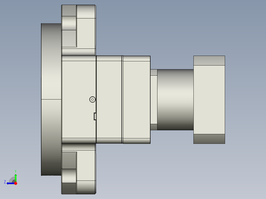 中空旋转平台KFNN280-10-KFA90-L1-24-95-115-M6右视图