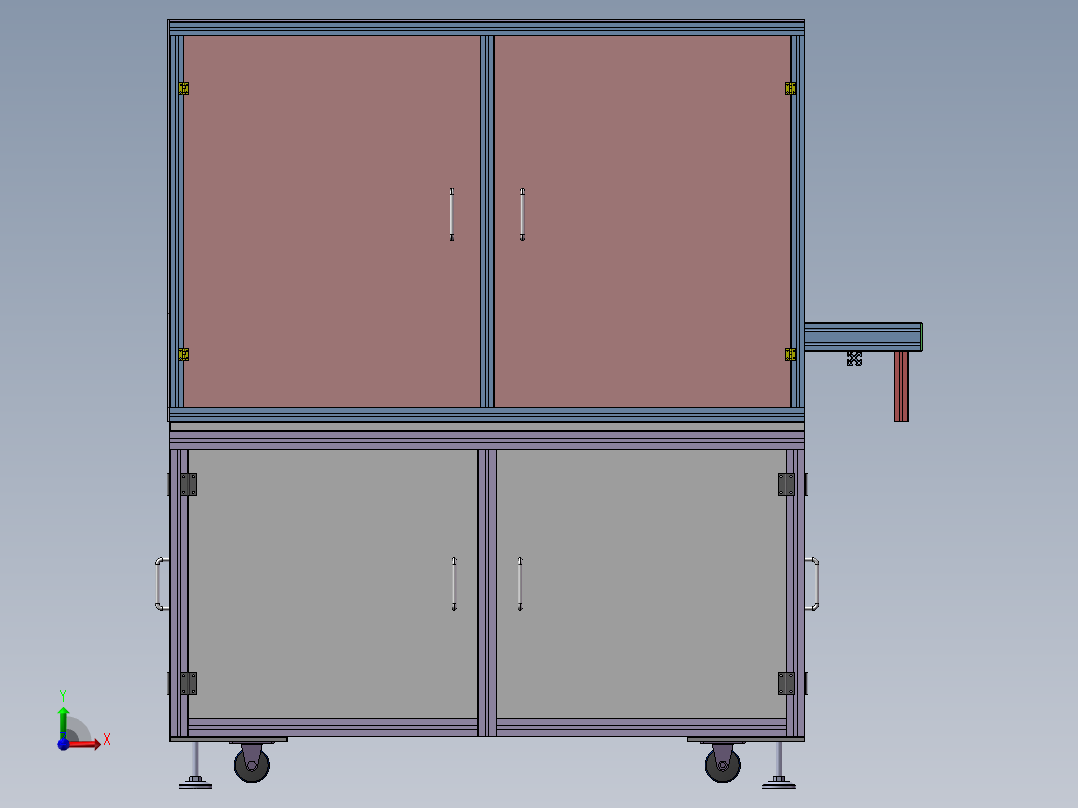 电池套热缩管机前视图