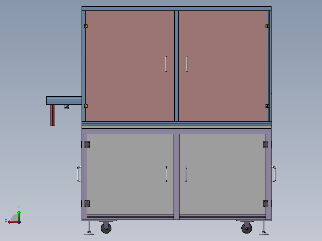 电池套热缩管机后视图