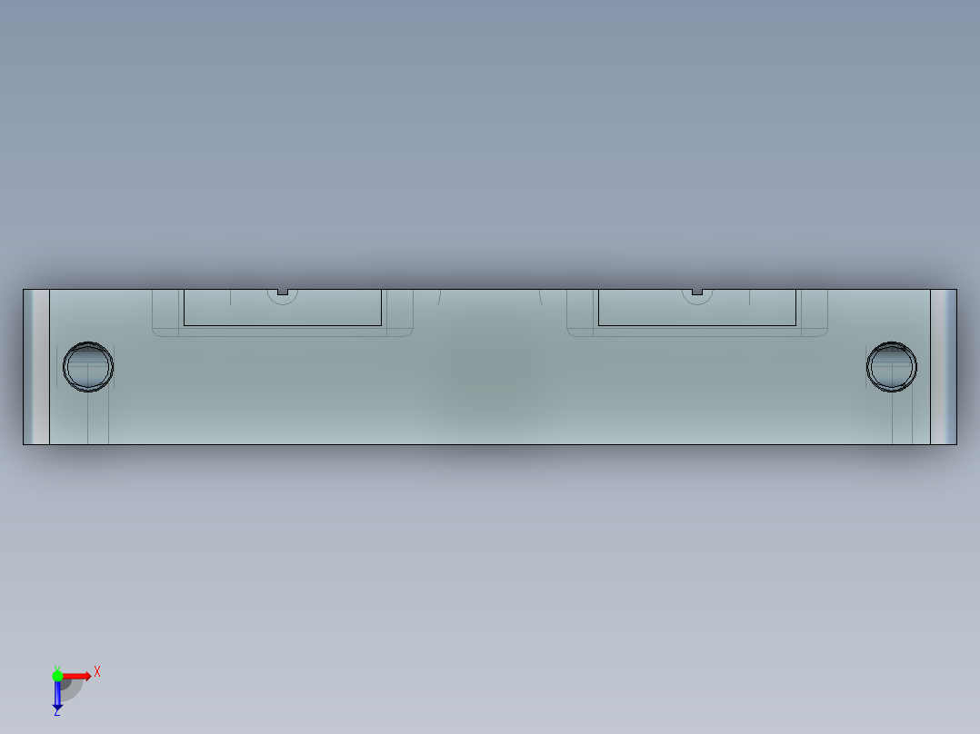 UG手机壳注塑模设计120俯视图
