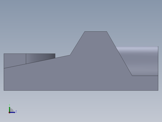 机械零件图1左视缩略图