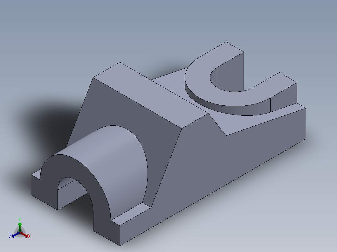 机械零件图1正等轴测图