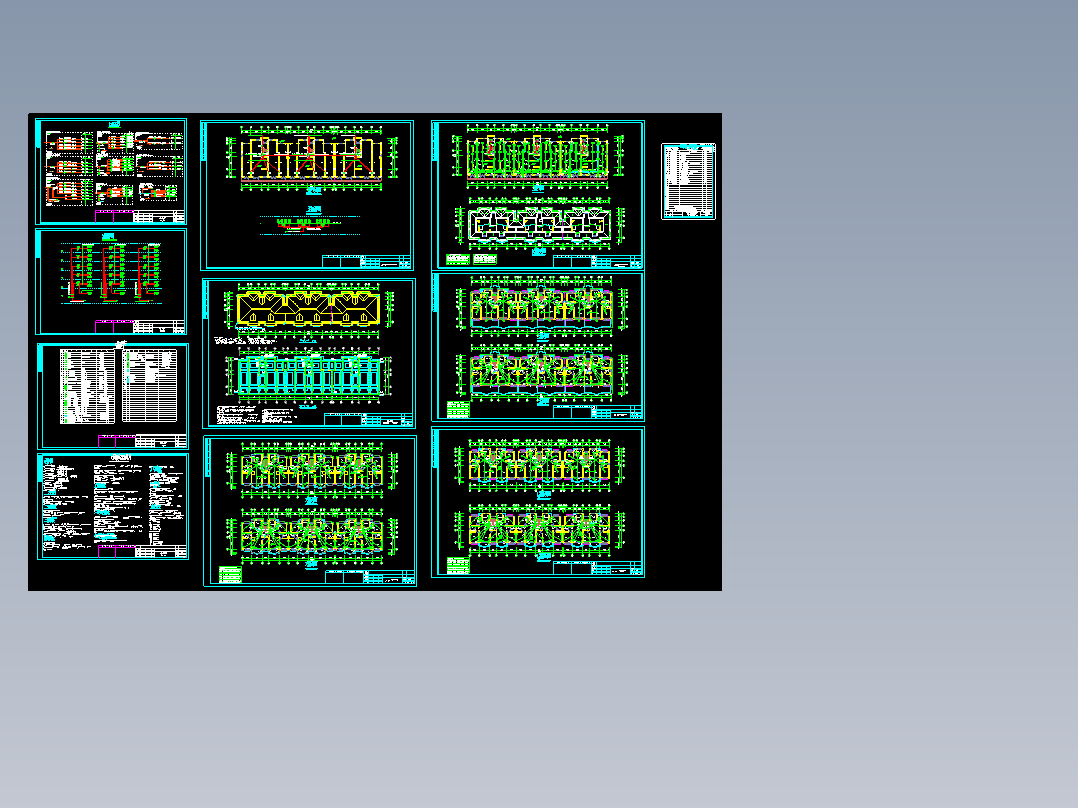 上海高层住宅区中的某住宅楼电气图