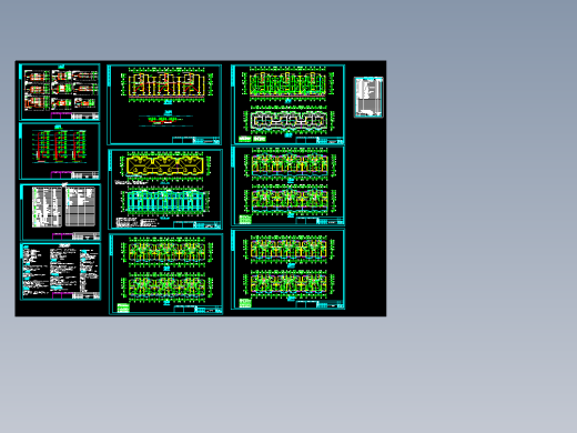 上海高层住宅区中的某住宅楼电气图