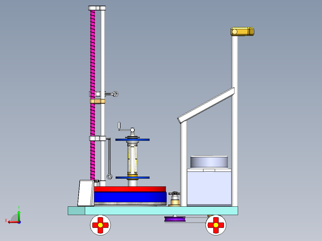 自动草绳缠绕sw18可编辑后视图