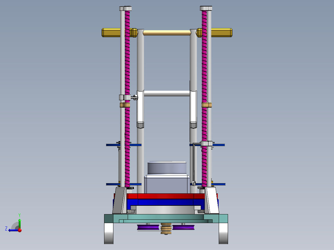 自动草绳缠绕sw18可编辑右视图