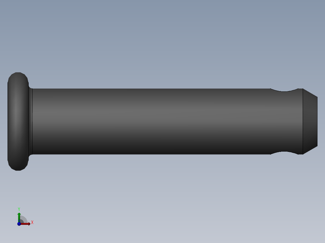 GB882-88 销轴B型8×35前视图