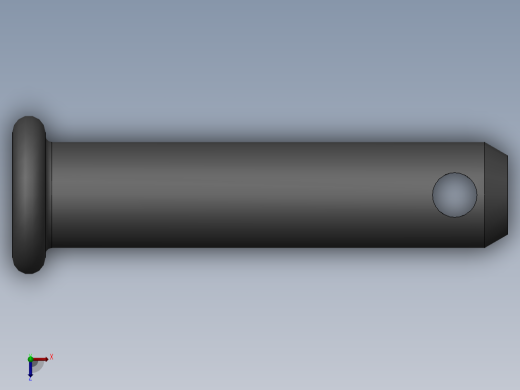 GB882-88 销轴B型8×35俯视缩略图