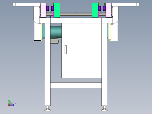 双道可调输送线左视缩略图