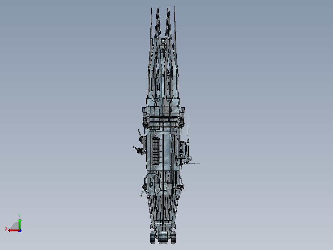 宇宙飞船(17)后视图