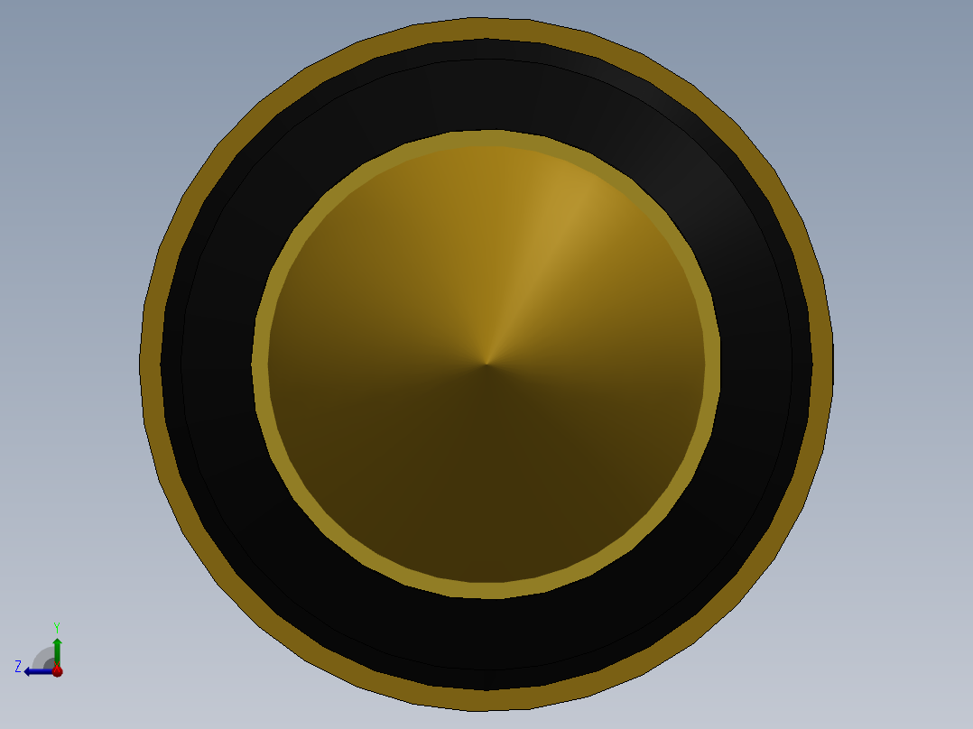 高精度穿甲工程子弹右视图