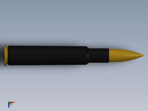 高精度穿甲工程子弹俯视缩略图