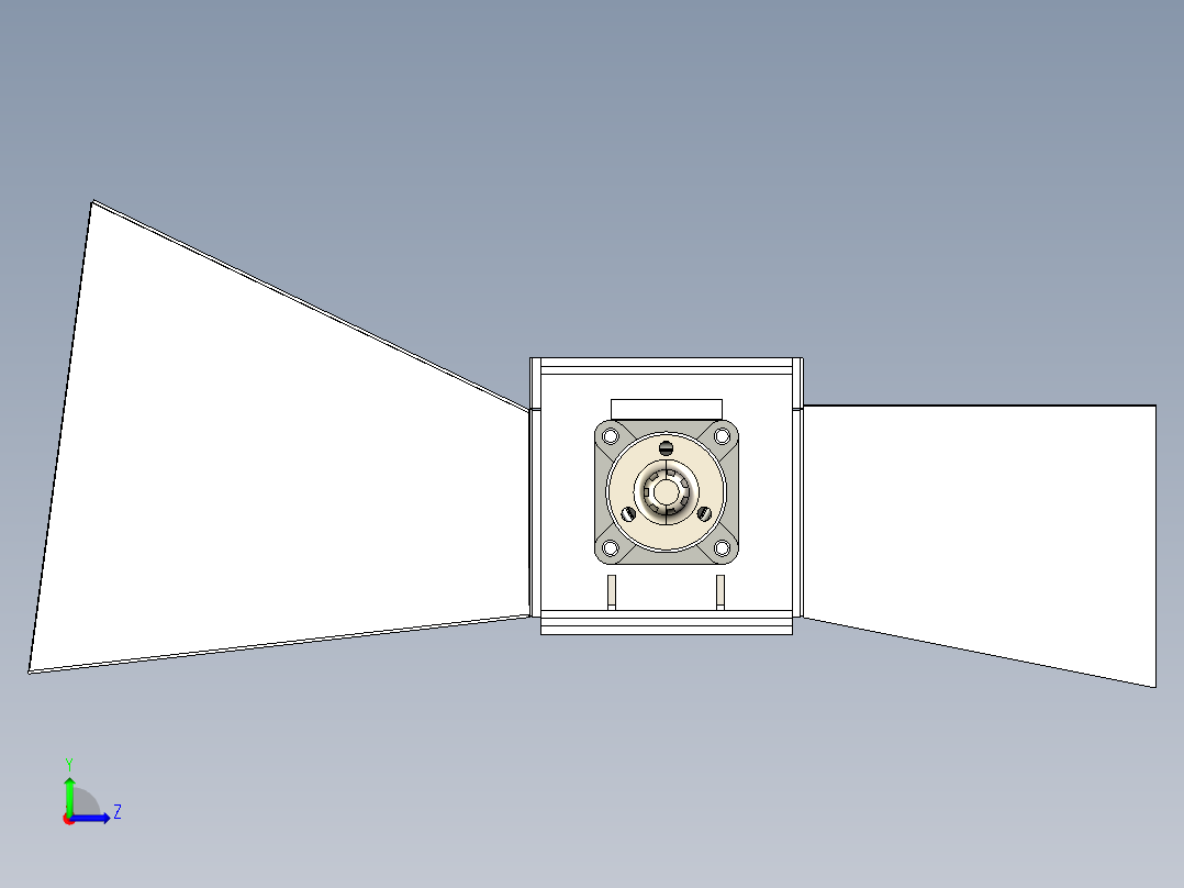 B2004533-木材削片机左视图