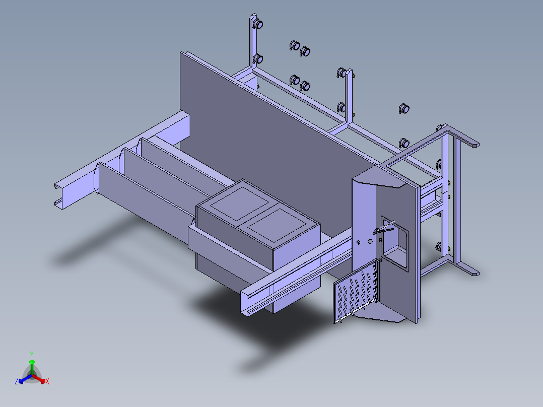 实验台正等轴测图