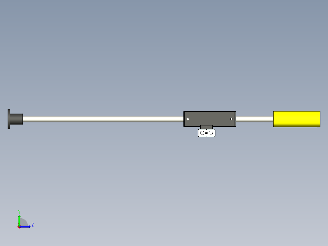 电动螺丝枪支架助力臂平衡臂 气动螺丝刀平衡器 电批风批固定支架左视图