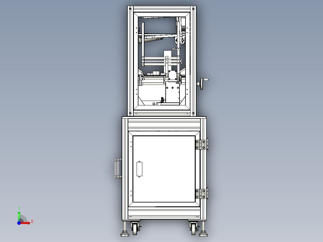 电子板卡清洗机前视图