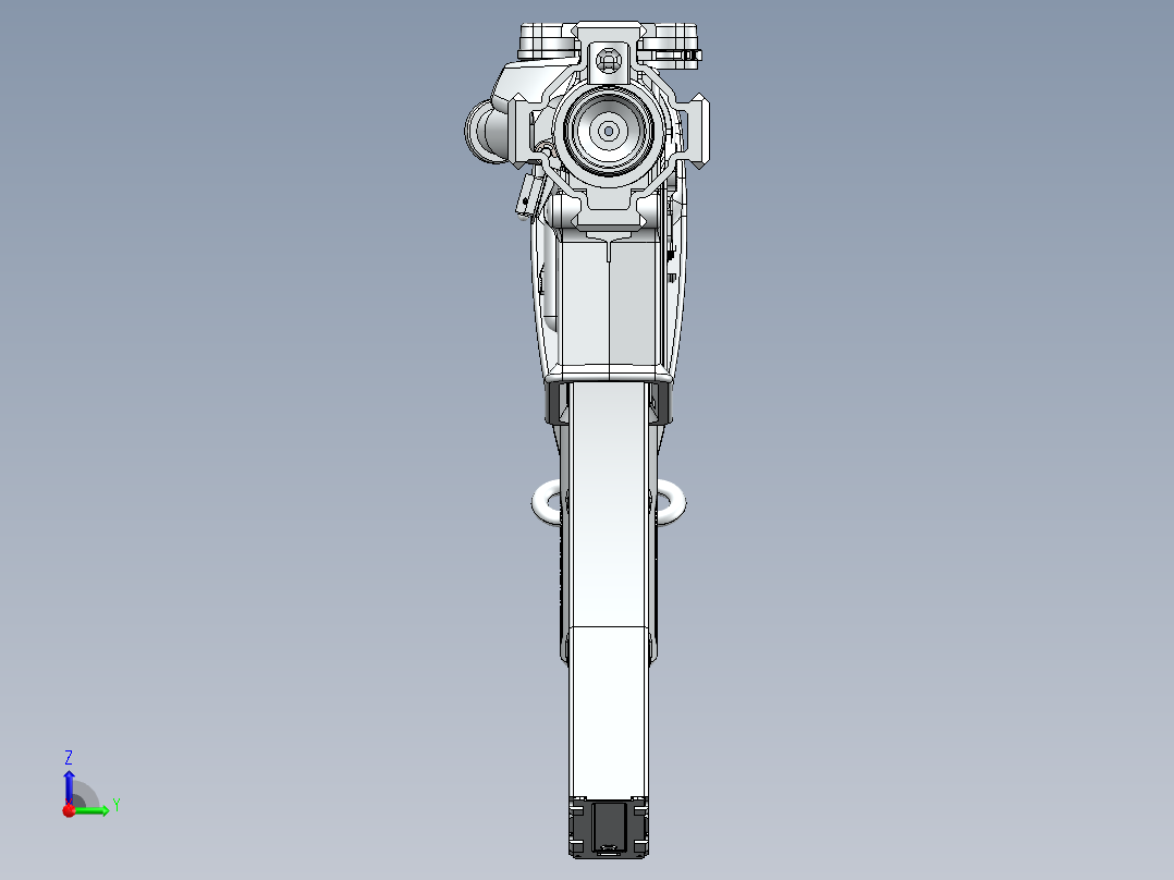 手枪左轮冲锋枪老式狙击步枪设计3D图纸afam-m4a2m-airsoft SW x_t右视图