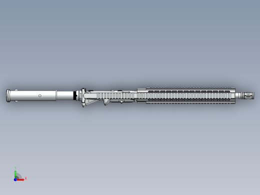 手枪左轮冲锋枪老式狙击步枪设计3D图纸afam-m4a2m-airsoft SW x_t俯视缩略图