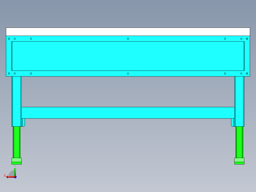 工作台sovella-workbench-v-4-dot-0--stp stl后视图